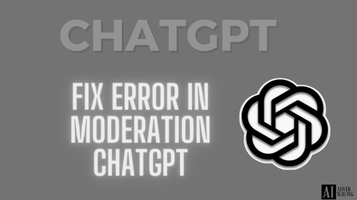 Fix Error in Moderation ChatGPT